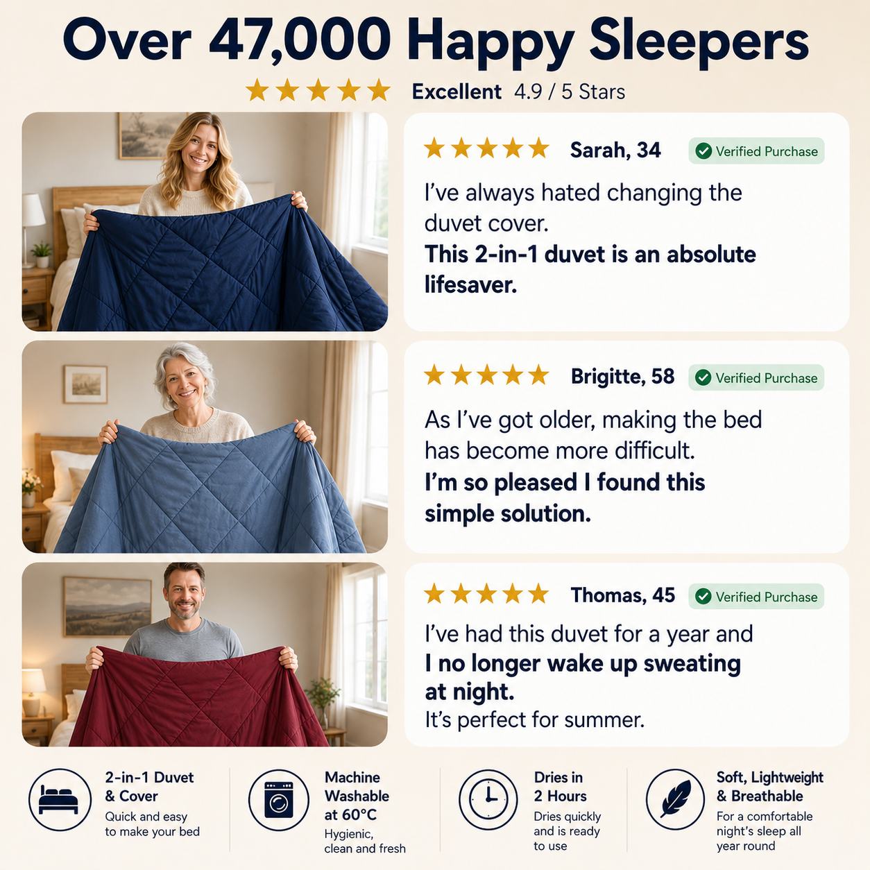 Snuvie EasyRest™ Duvet